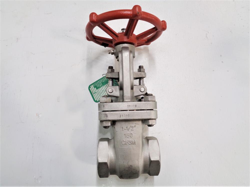 Ladish 1-1/2" Socketweld 150# CF3M Gate Valve 8274-1061-BG03-A15C